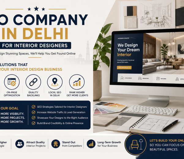 SEO Company in Delhi for Interior Designers