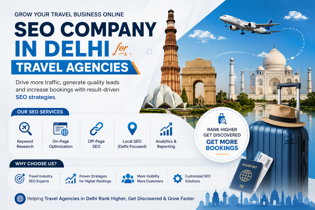 SEO Company in Delhi for Travel Agencies